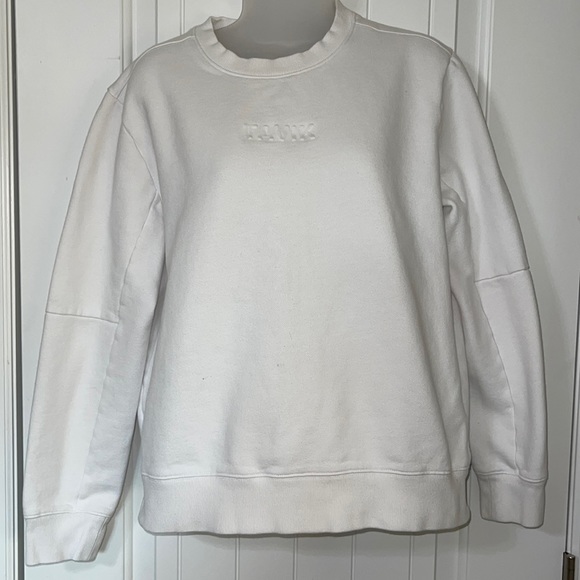 Tavik Crew Neck White Sweatshirt. Size Medium. - Picture 1 of 3